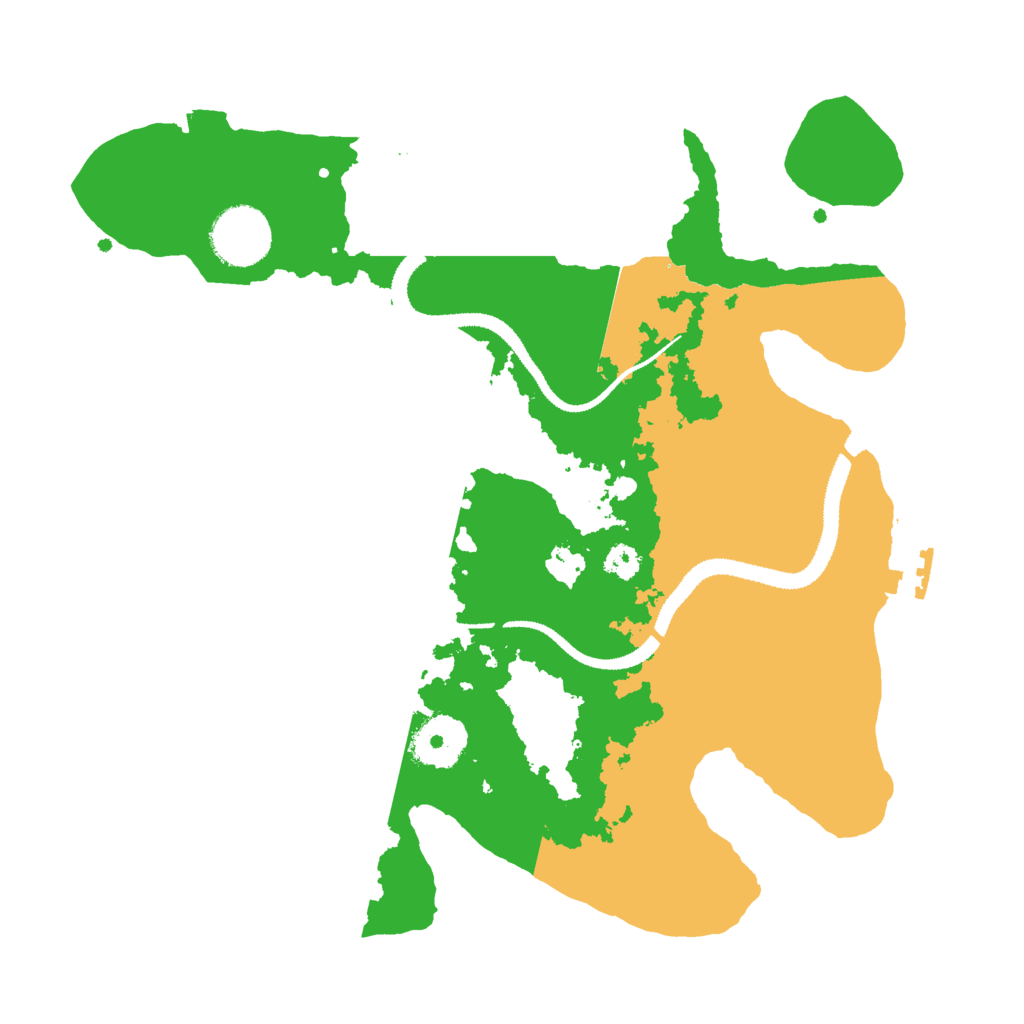 Biome Rust Map: Procedural Map, Size: 3000, Seed: 3901