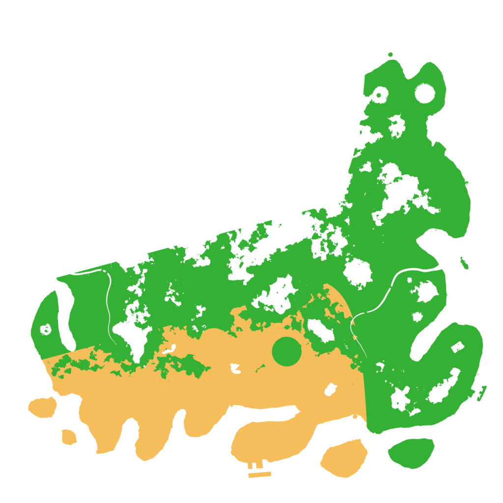 Biome Rust Map: Procedural Map, Size: 4500, Seed: 88899371