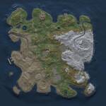 Thumbnail Rust Map: Procedural Map, Size: 3500, Seed: 27330, 14 Monuments