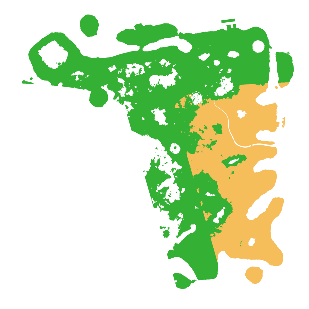 Biome Rust Map: Procedural Map, Size: 4500, Seed: 659307306