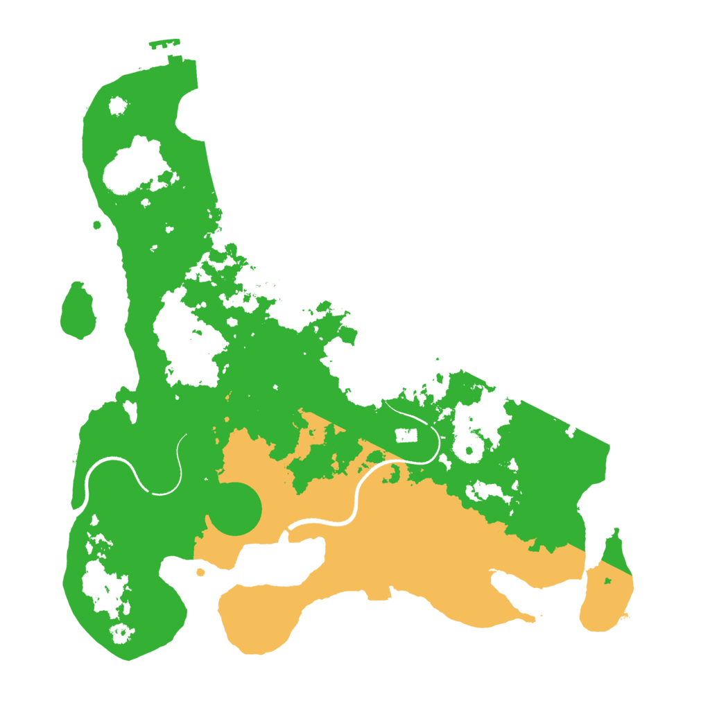 Biome Rust Map: Procedural Map, Size: 3500, Seed: 1855163758