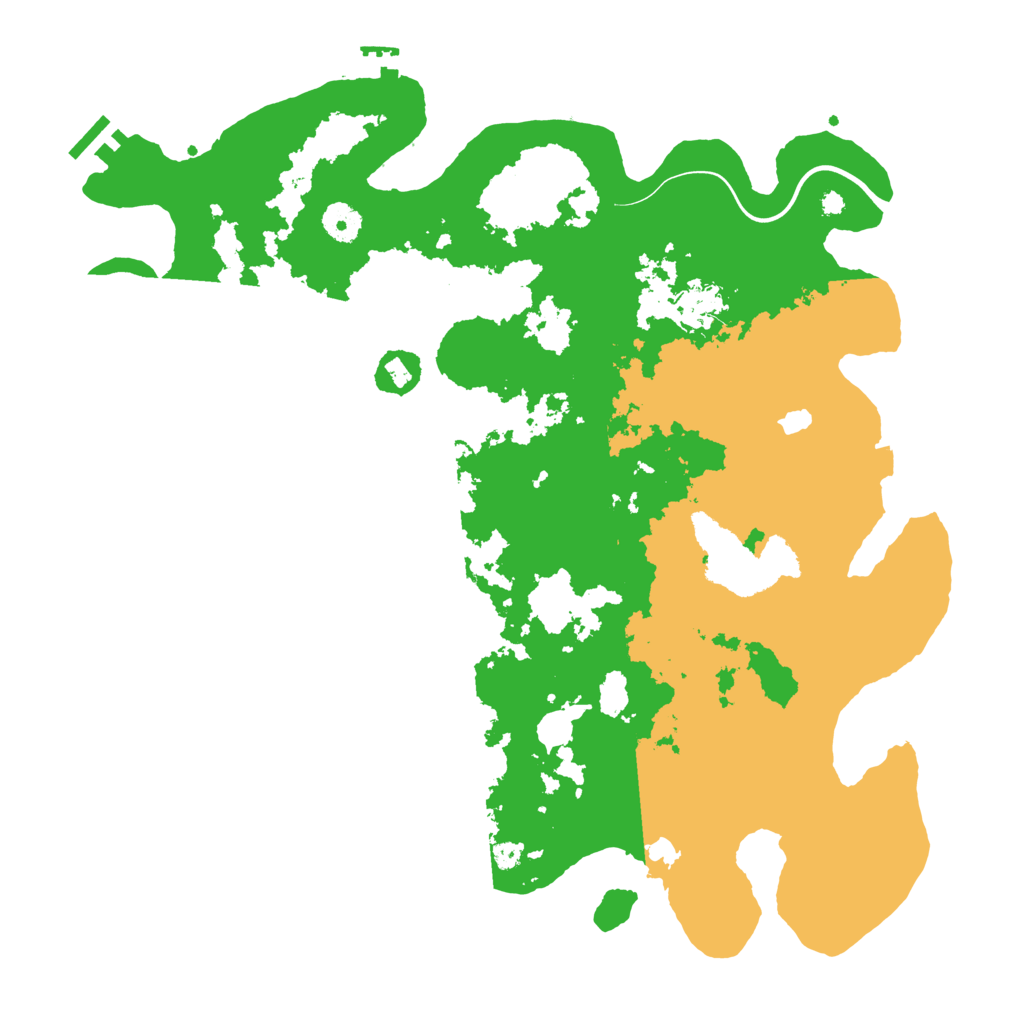 Biome Rust Map: Procedural Map, Size: 4000, Seed: 99331049