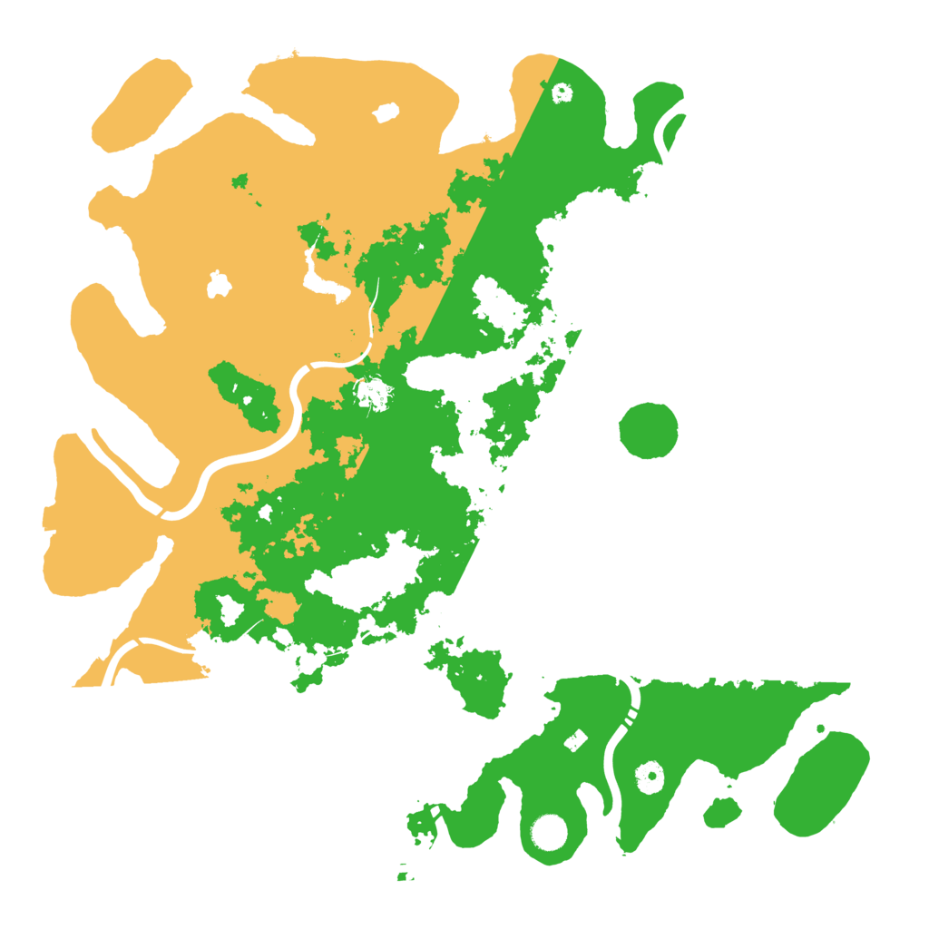 Biome Rust Map: Procedural Map, Size: 4500, Seed: 54564654