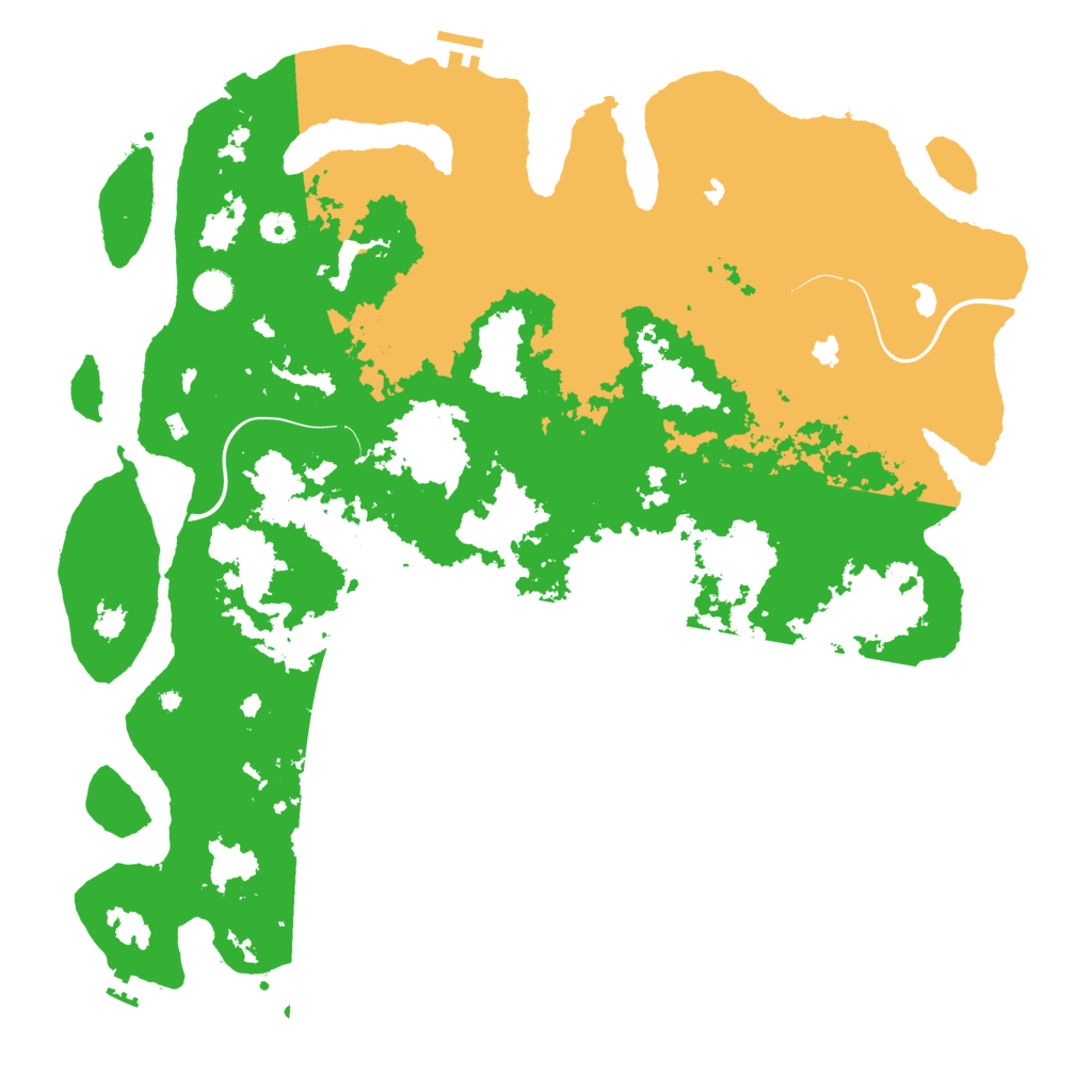 Biome Rust Map: Procedural Map, Size: 4800, Seed: 910933887