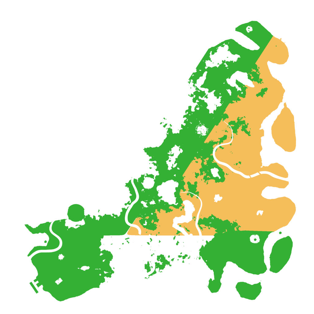 Biome Rust Map: Procedural Map, Size: 5005, Seed: 1207308427