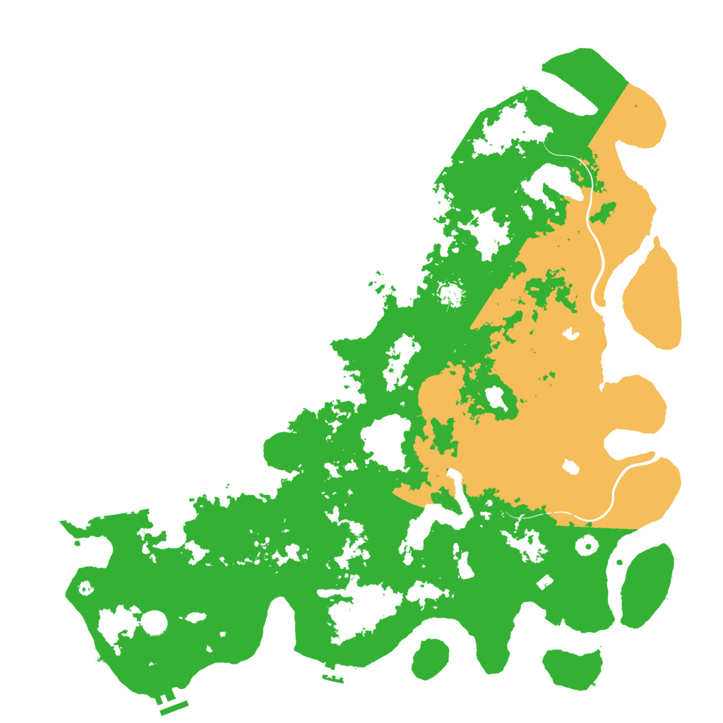 Biome Rust Map: Procedural Map, Size: 5005, Seed: 1207308427