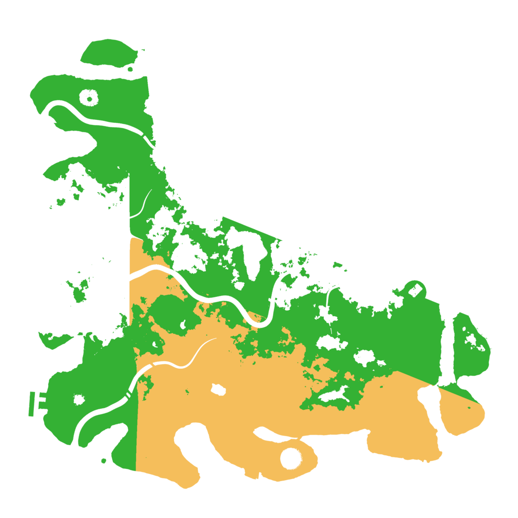Biome Rust Map: Procedural Map, Size: 4250, Seed: 5261852