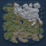Thumbnail Rust Map: Procedural Map, Size: 4250, Seed: 5261852, 15 Monuments