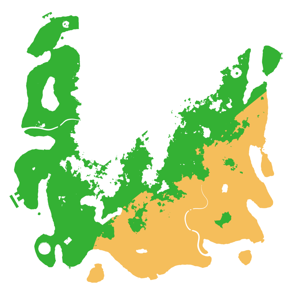 Biome Rust Map: Procedural Map, Size: 4300, Seed: 1890045463
