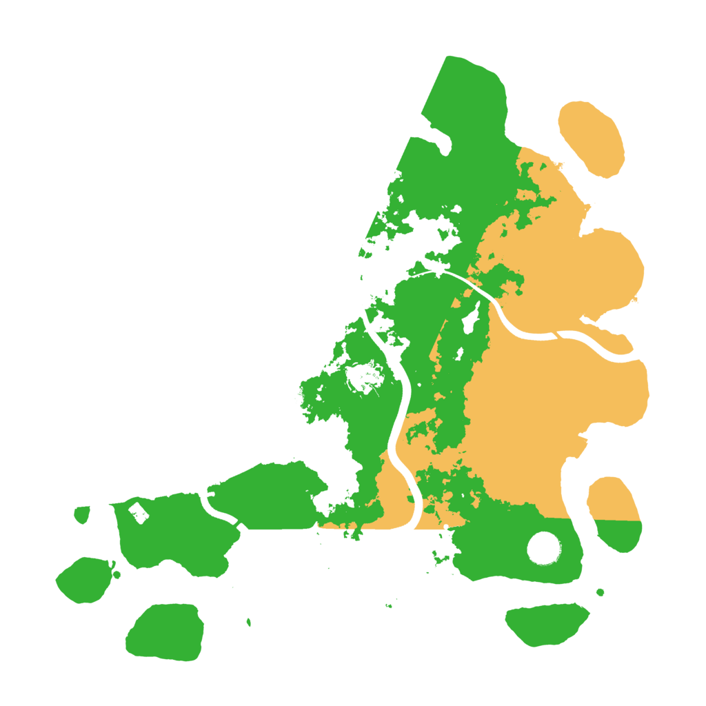 Biome Rust Map: Procedural Map, Size: 3750, Seed: 1165907824