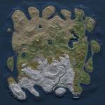 Thumbnail Rust Map: Procedural Map, Size: 4000, Seed: 1505541005, 15 Monuments