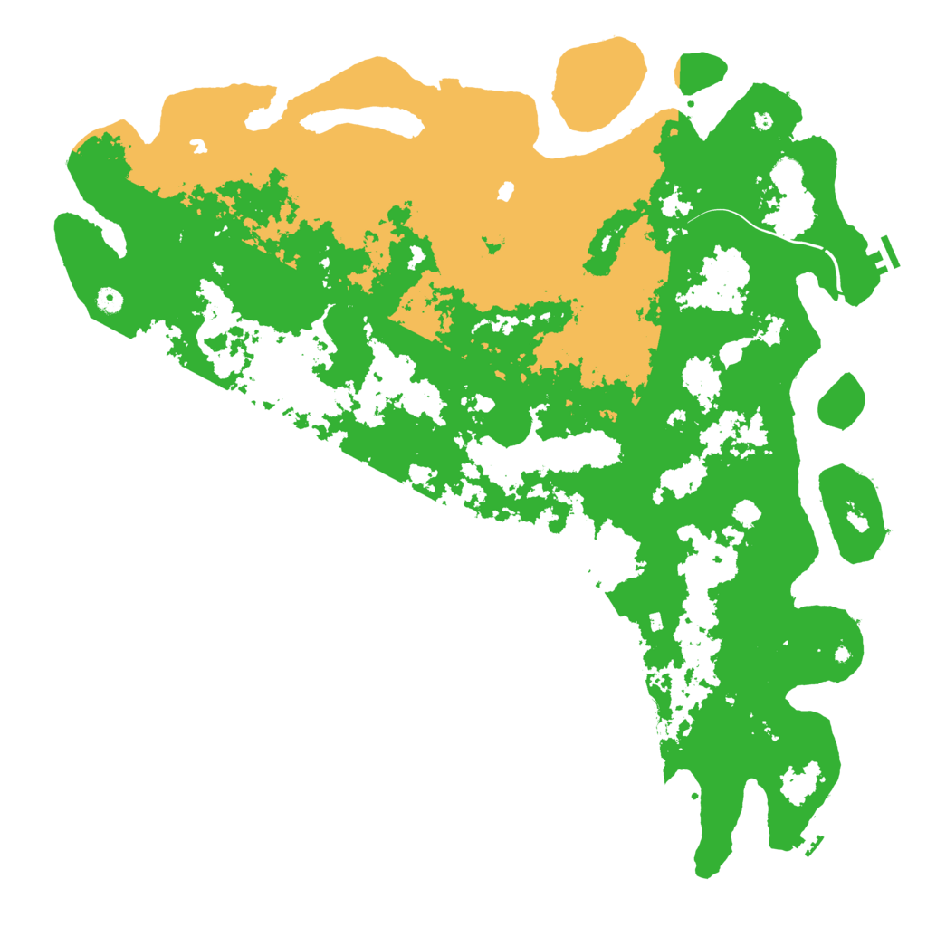 Biome Rust Map: Procedural Map, Size: 5500, Seed: 5030341