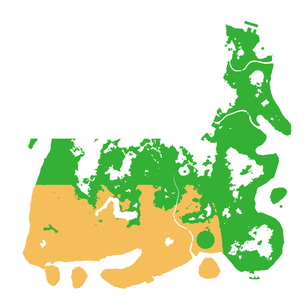 Biome Rust Map: Procedural Map, Size: 4500, Seed: 133732