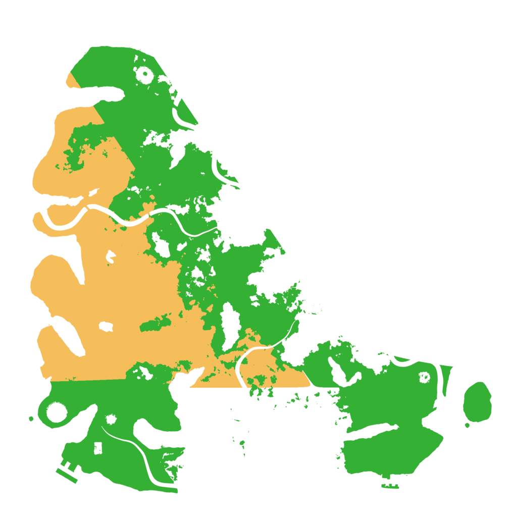 Biome Rust Map: Procedural Map, Size: 4500, Seed: 258627649