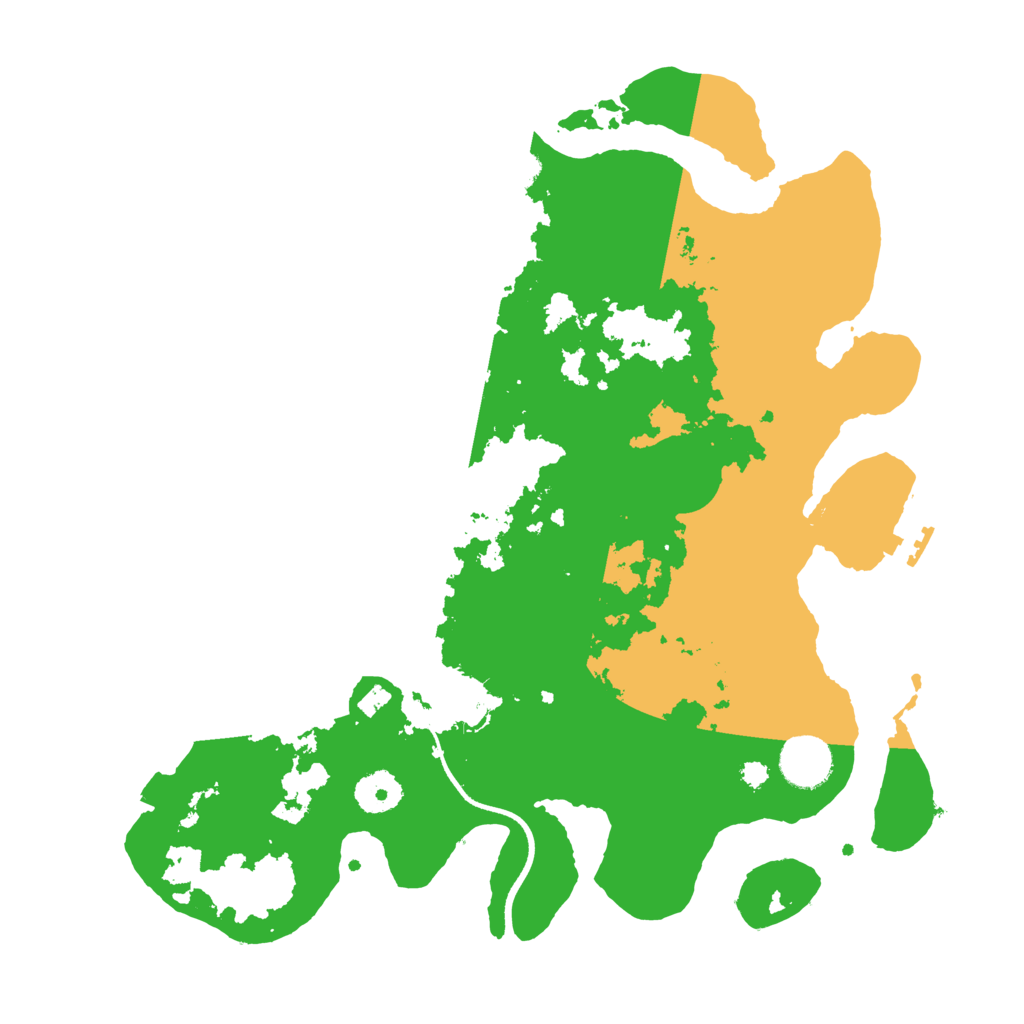 Biome Rust Map: Procedural Map, Size: 3500, Seed: 1080070877