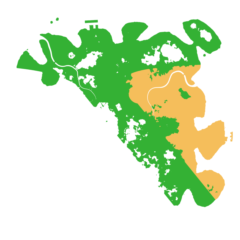 Biome Rust Map: Procedural Map, Size: 3750, Seed: 951358237