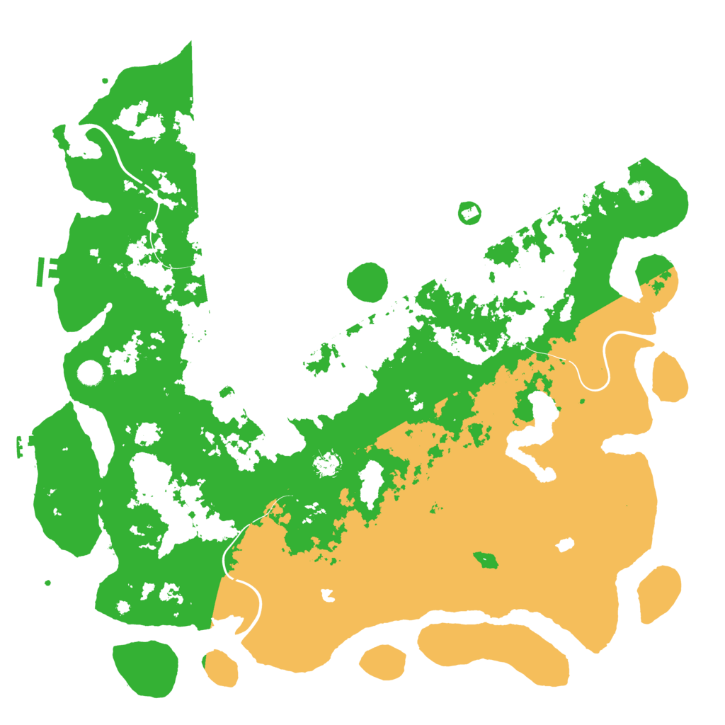 Biome Rust Map: Procedural Map, Size: 5000, Seed: 174261026