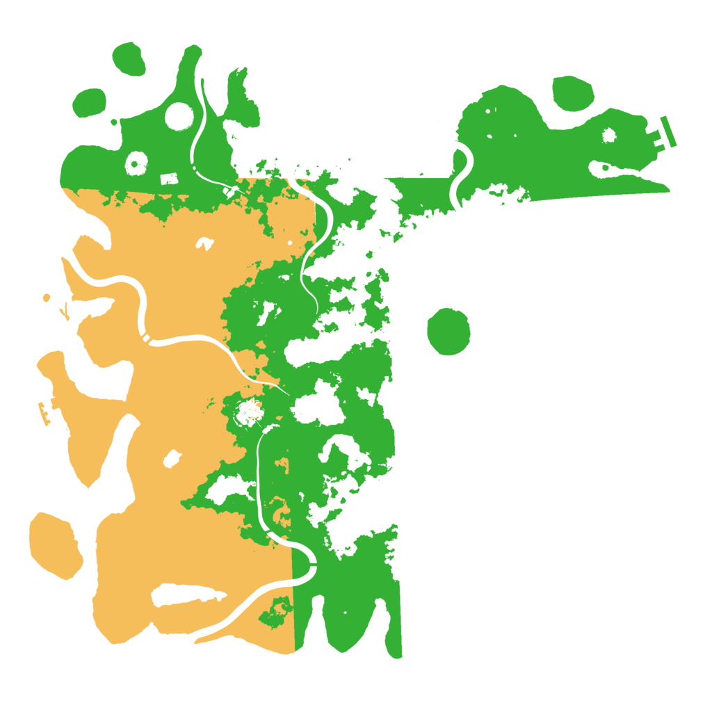 Biome Rust Map: Procedural Map, Size: 4500, Seed: 687396563