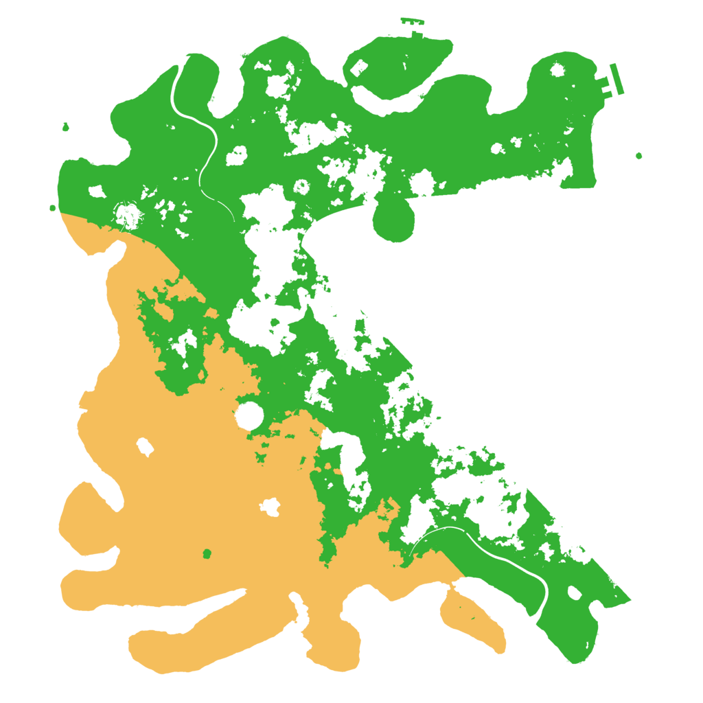 Biome Rust Map: Procedural Map, Size: 4500, Seed: 801734261