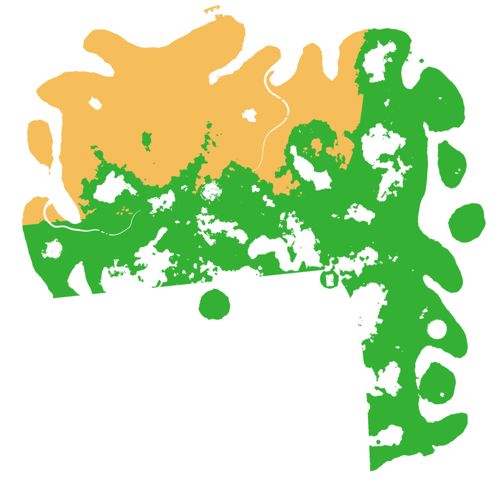 Biome Rust Map: Procedural Map, Size: 4600, Seed: 637089