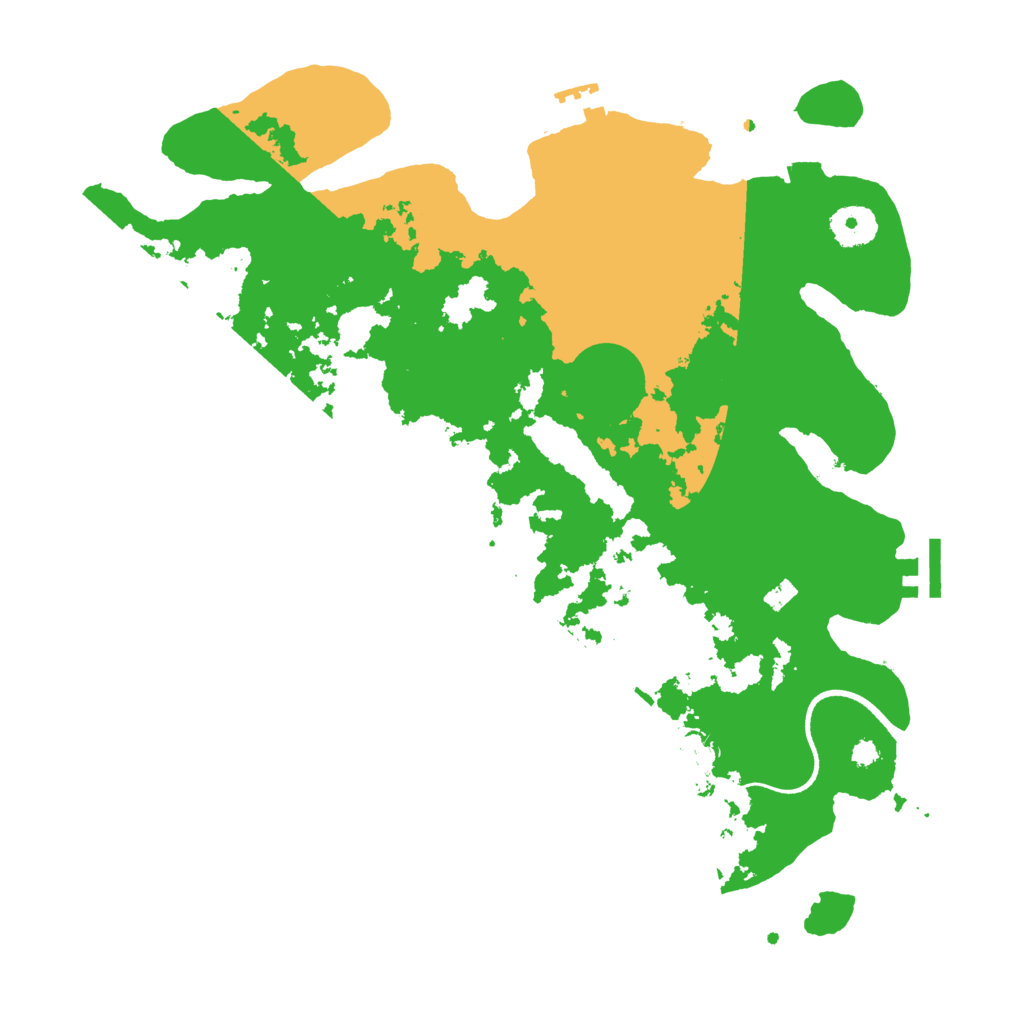 Biome Rust Map: Procedural Map, Size: 3500, Seed: 1902603839