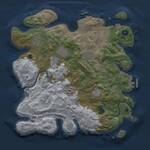 Thumbnail Rust Map: Procedural Map, Size: 3500, Seed: 1902603839, 14 Monuments