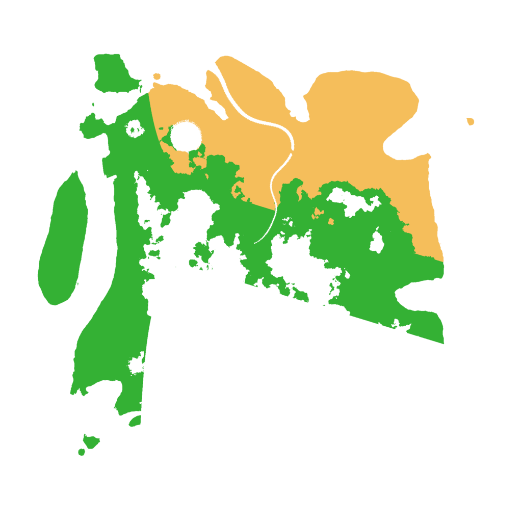 Biome Rust Map: Procedural Map, Size: 3000, Seed: 14970