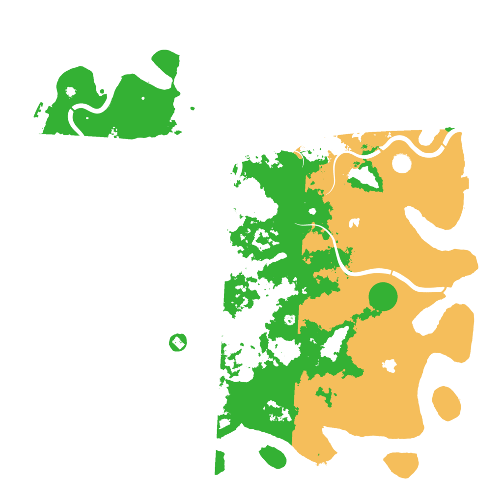 Biome Rust Map: Procedural Map, Size: 4600, Seed: 1142274572