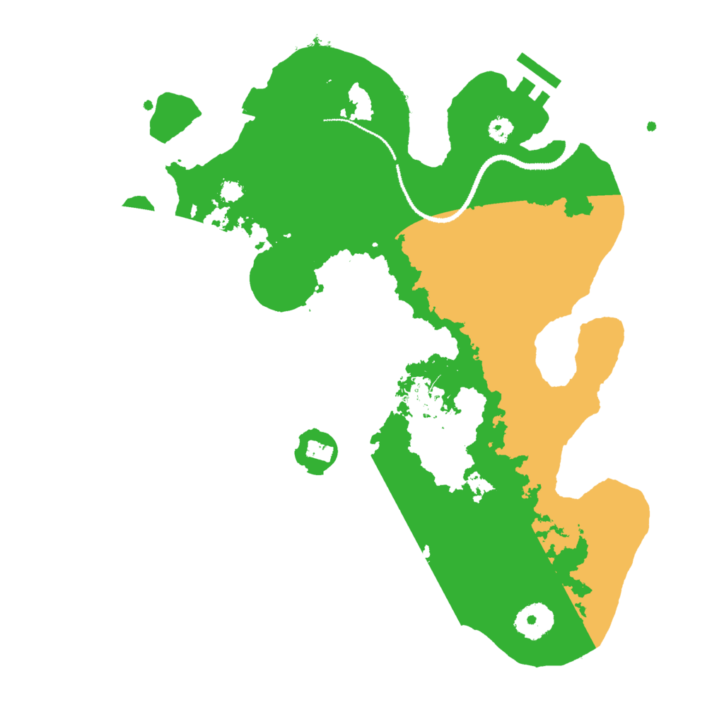 Biome Rust Map: Procedural Map, Size: 3000, Seed: 698883