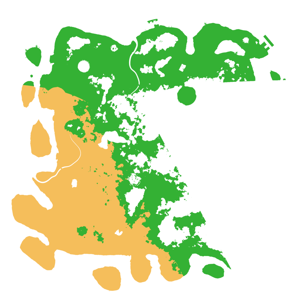 Biome Rust Map: Procedural Map, Size: 4500, Seed: 1945642869