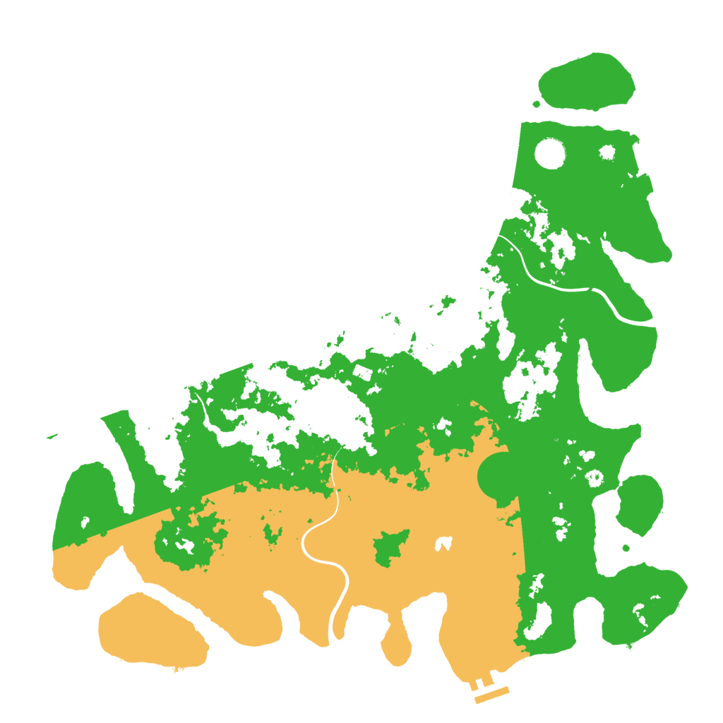 Biome Rust Map: Procedural Map, Size: 4150, Seed: 1910917981