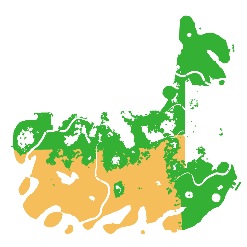 Biome Rust Map: Procedural Map, Size: 5001, Seed: 17762077