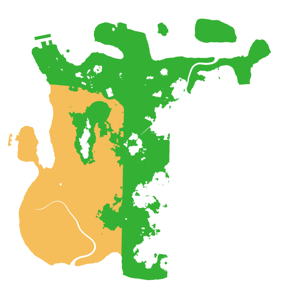 Biome Rust Map: Procedural Map, Size: 3800, Seed: 12576