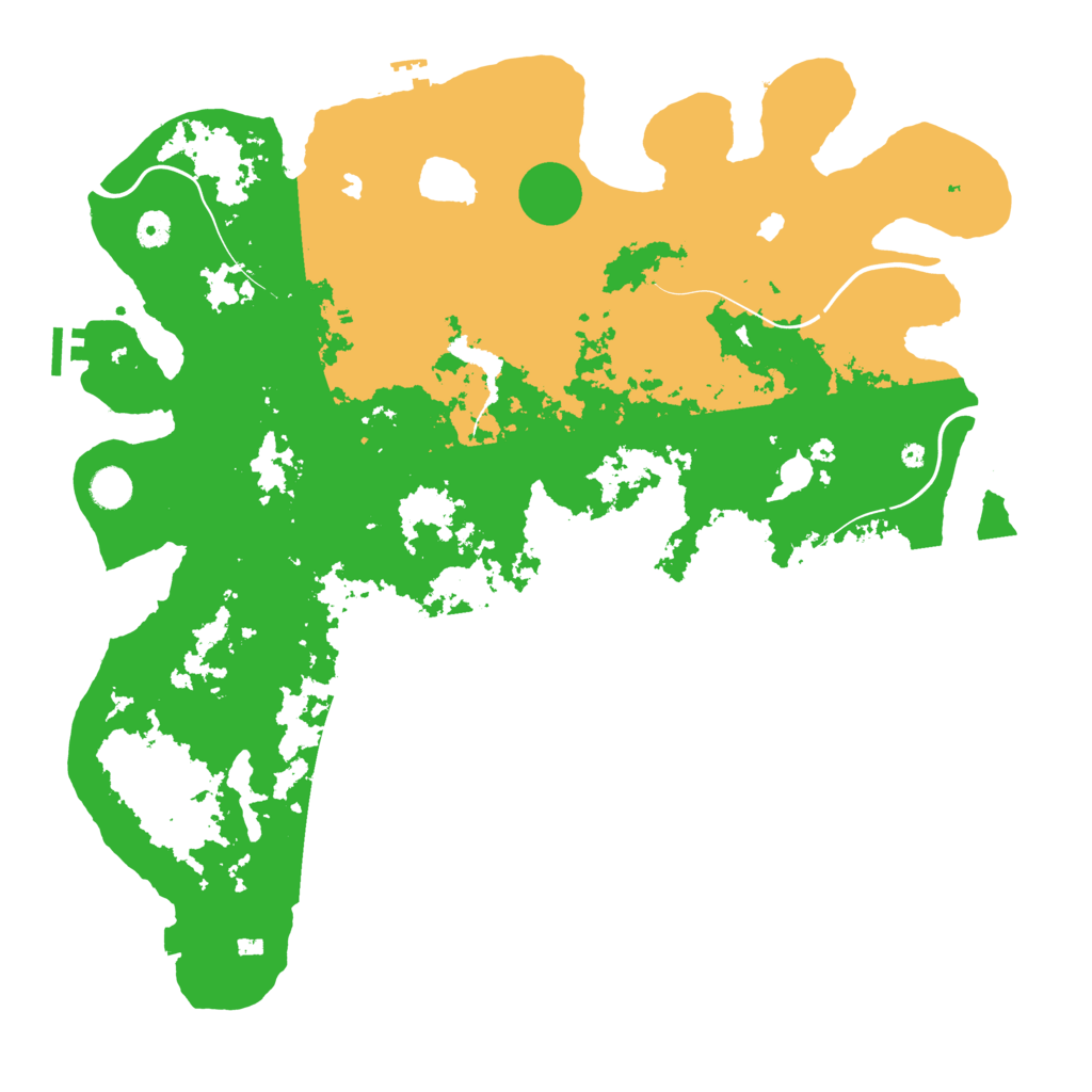 Biome Rust Map: Procedural Map, Size: 4568, Seed: 50000