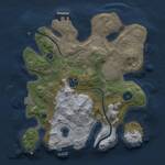 Thumbnail Rust Map: Procedural Map, Size: 2700, Seed: 1731994262, 8 Monuments