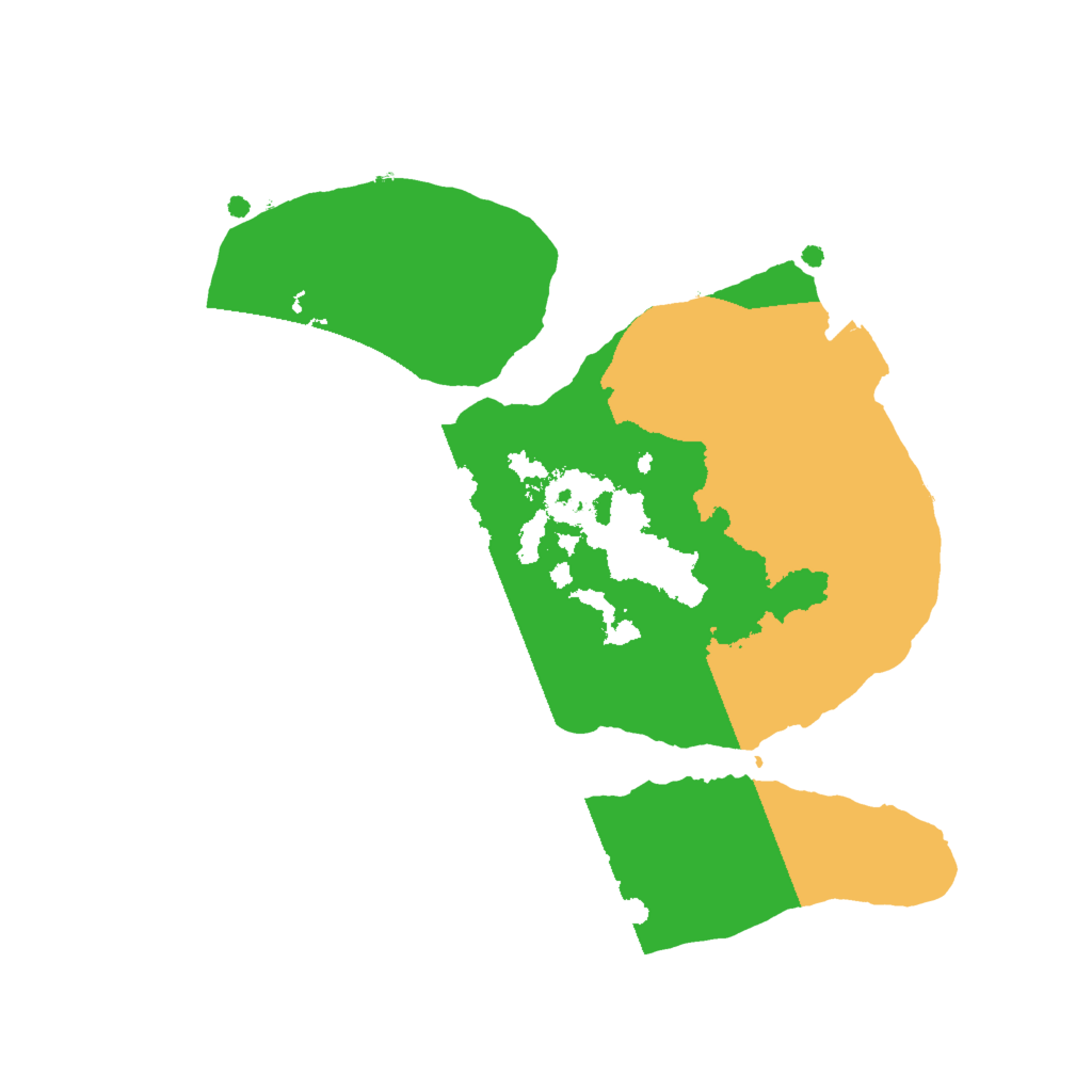 Biome Rust Map: Procedural Map, Size: 2000, Seed: 494094723