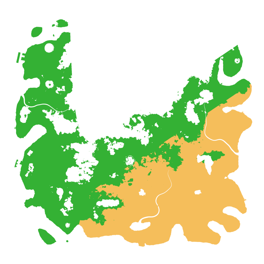 Biome Rust Map: Procedural Map, Size: 5000, Seed: 211827280