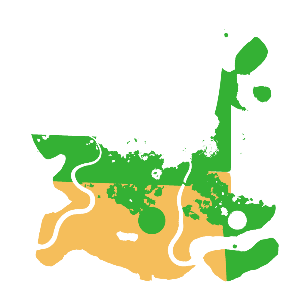 Biome Rust Map: Procedural Map, Size: 3000, Seed: 2127515993