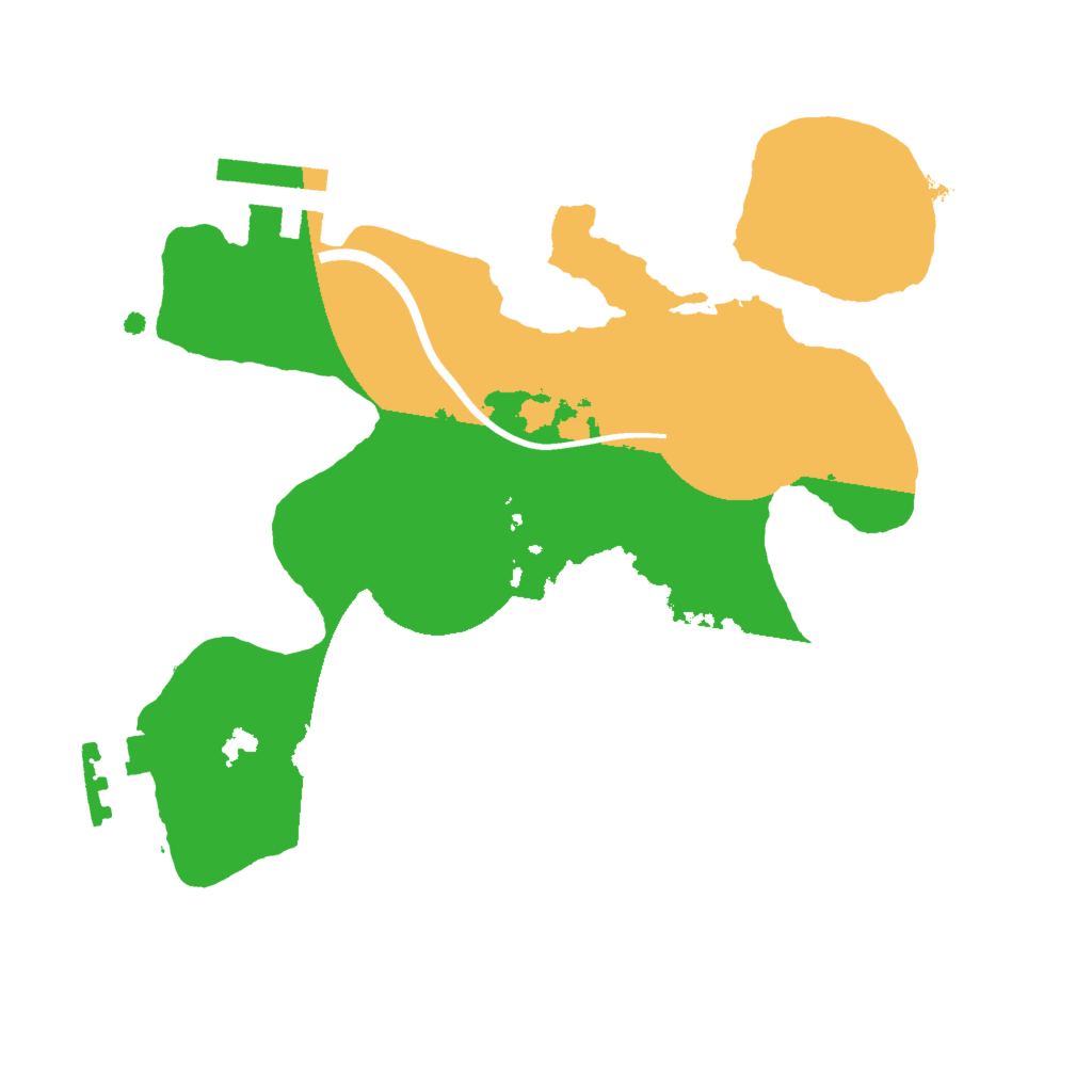 Biome Rust Map: Procedural Map, Size: 2000, Seed: 1374173103