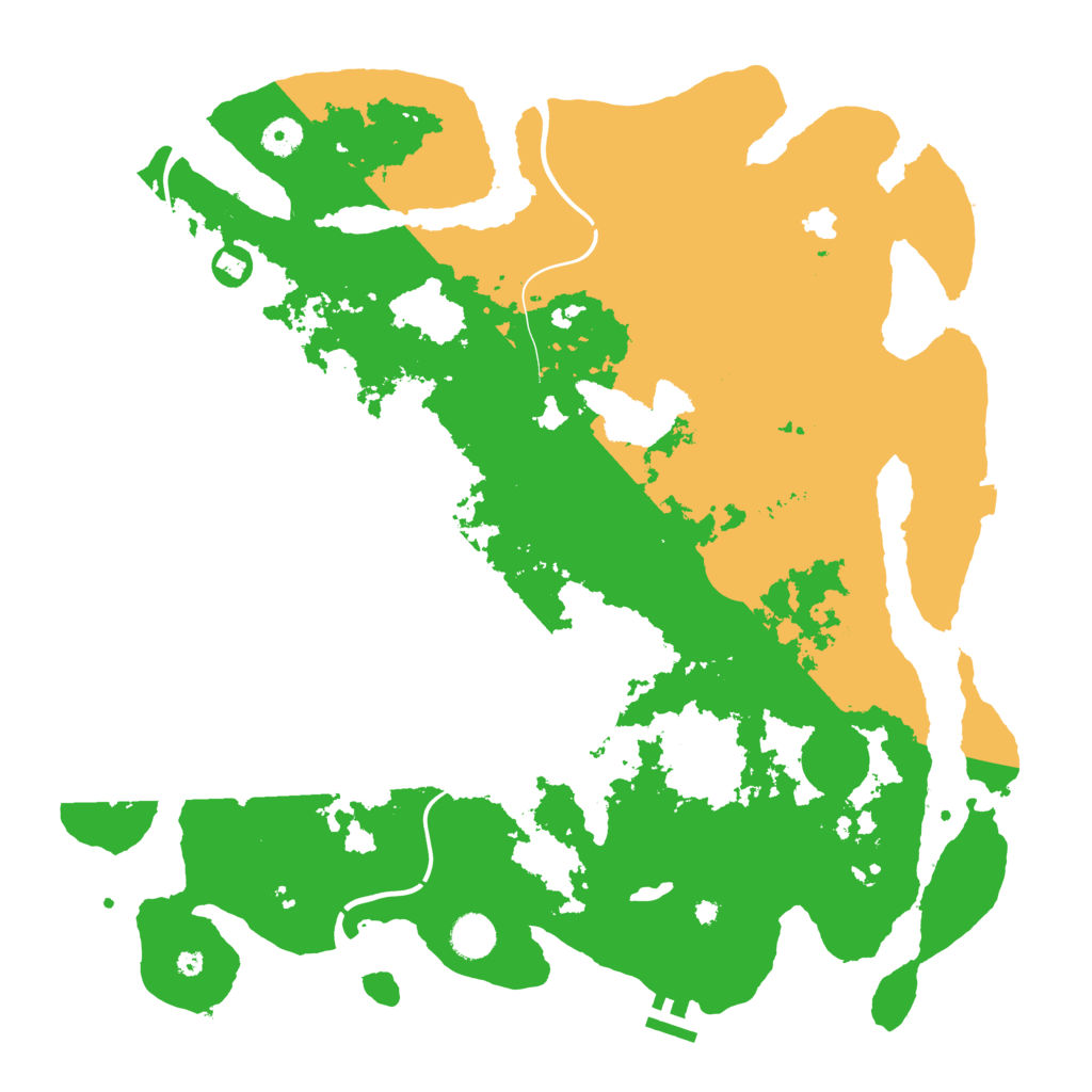 Biome Rust Map: Procedural Map, Size: 4250, Seed: 156696425