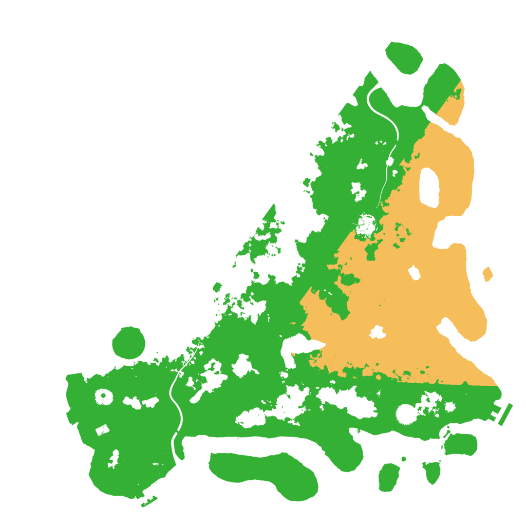 Biome Rust Map: Procedural Map, Size: 4500, Seed: 88899372
