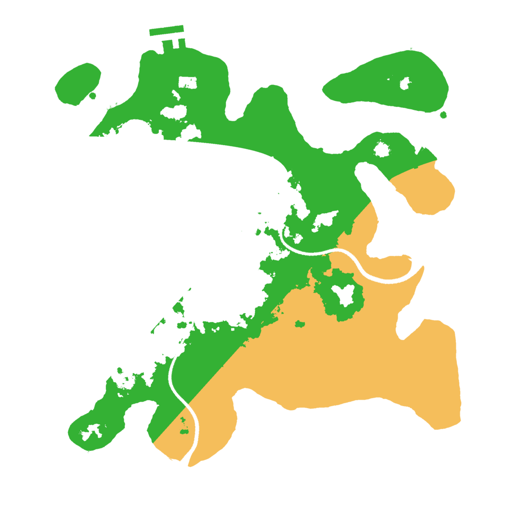 Biome Rust Map: Procedural Map, Size: 3000, Seed: 8463519