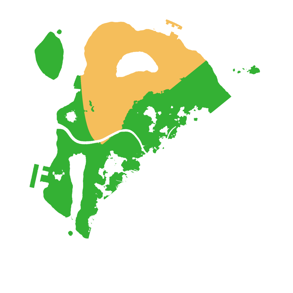 Biome Rust Map: Procedural Map, Size: 2500, Seed: 467982