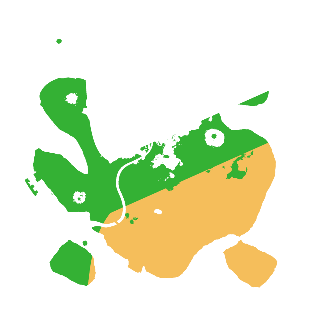 Biome Rust Map: Procedural Map, Size: 2500, Seed: 1462962914