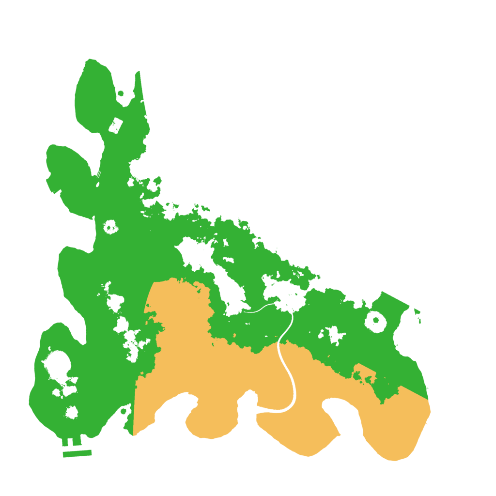 Biome Rust Map: Procedural Map, Size: 3500, Seed: 145689