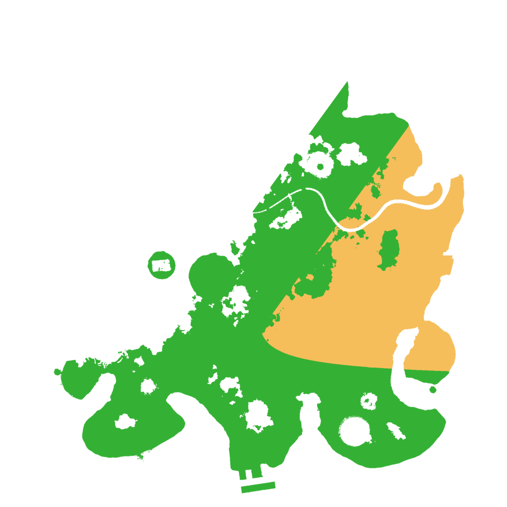 Biome Rust Map: Procedural Map, Size: 3000, Seed: 45597