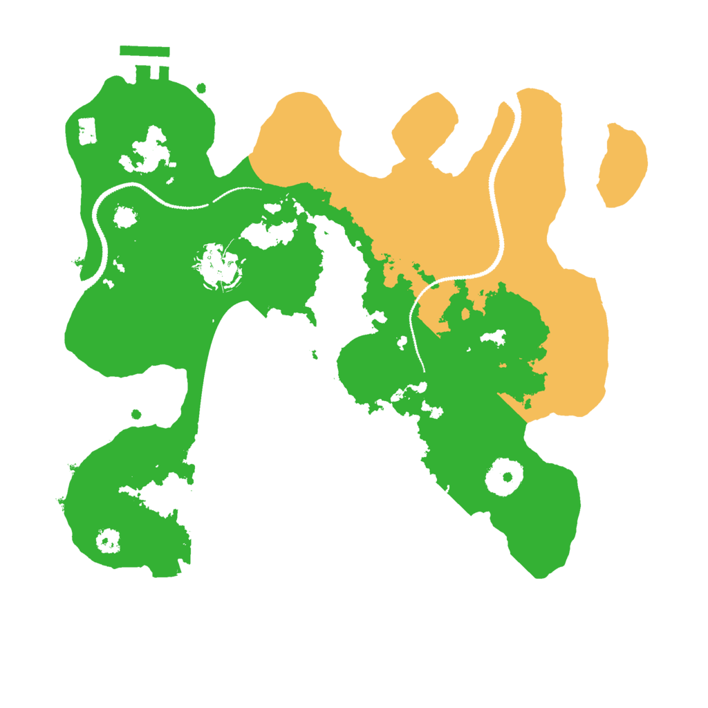 Biome Rust Map: Procedural Map, Size: 2870, Seed: 1912693630