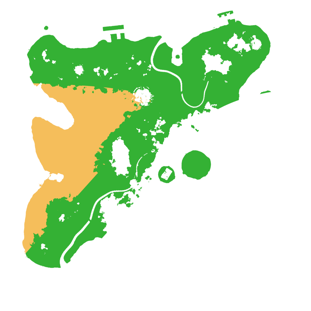 Biome Rust Map: Procedural Map, Size: 3000, Seed: 1384389038