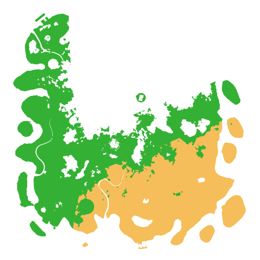 Biome Rust Map: Procedural Map, Size: 4500, Seed: 264313138