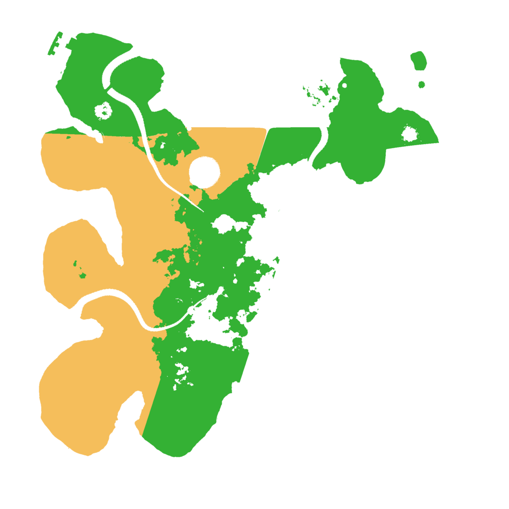 Biome Rust Map: Procedural Map, Size: 3000, Seed: 63195882
